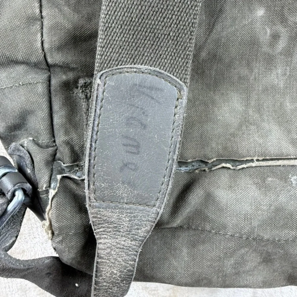 Vintage West German Military Mountain Rucksack Canvas Backpack Olive Drab 1981